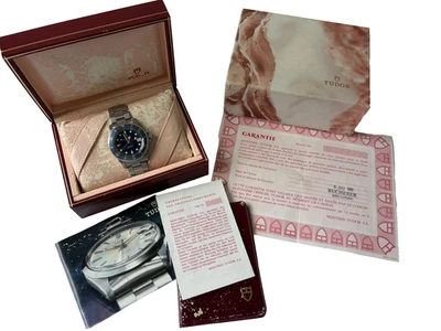 Blue TUDOR Submariner 79090 with original B&P