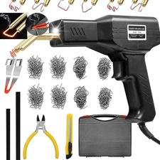 Plastic Welder,2 in 1 Plastic Welding Repair Kit with 1000pcs Hot Staples,2pc...