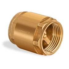 Brass One Way Check Valve 1 inch Backflow Preventer Female NPT Thread