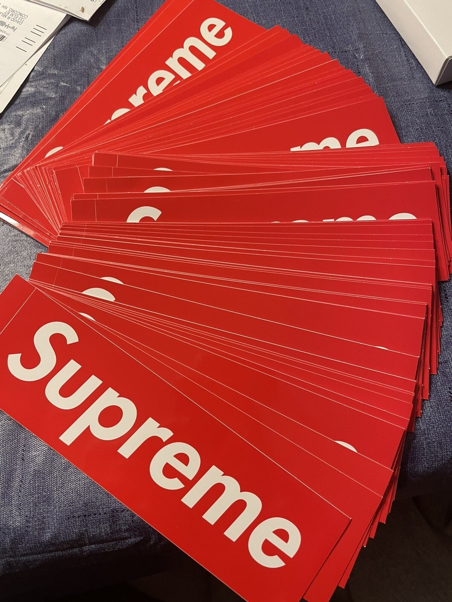 レア　Supreme Hologram Box Logo ステッカー 赤 Supreme 新品 シュプリーム SUPREME Box Logo Sticker 3枚セット