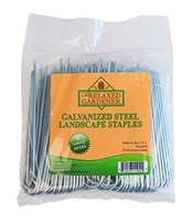 100 Galvanized Steel Landscape Staples By The Relaxed Gardener, Heavy Duty Pro on sale 100 Galvanized Steel Landscape Staples By The Relaxed Gardener, Heavy Duty Pro on sale