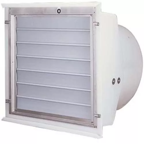 16" Exhaust Fan - Plastic Flush Mount - 1/4 HP - 2.6/1.3 Amps - 2,600 CFM