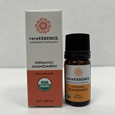 rareESSENCE Essential Oil Aromatherapy Mandarin USDA Organic 5ml  0.169 fl oz