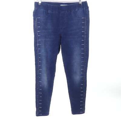 TREDY Jeggings Jeans Pants Ziersteine Blau Damen Gr. 40