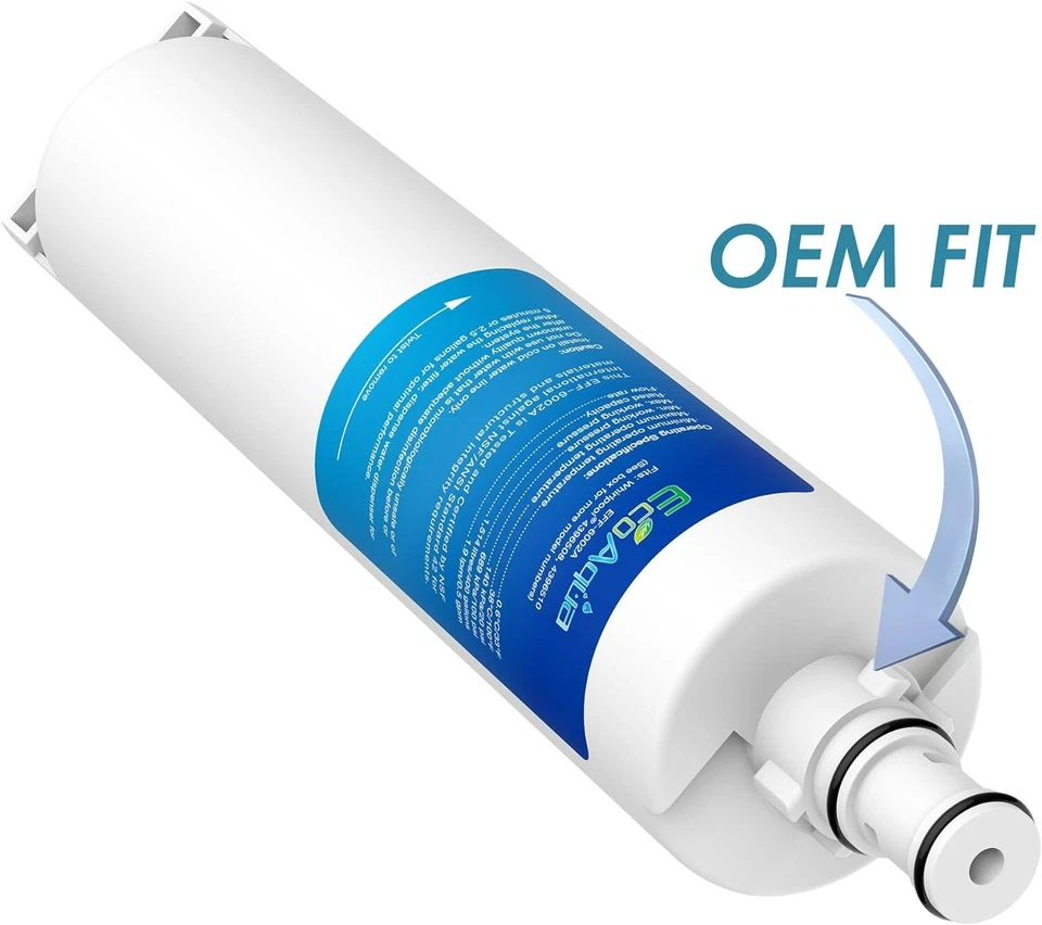 EcoAqua EFF-6002A Water Filter compatible Whirlpool 4396508 SBS002 Hotpoint 3 Pk - Image 3 of 4