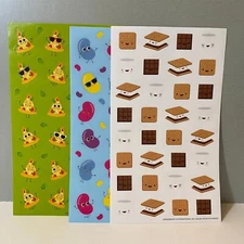 Greenbrier International Scratch And Sniff Stickers Pizza Jelly Beans S’mores