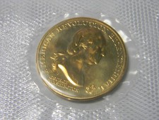 1972 George Washington American Revolution Bicentennial Bronze Medallion