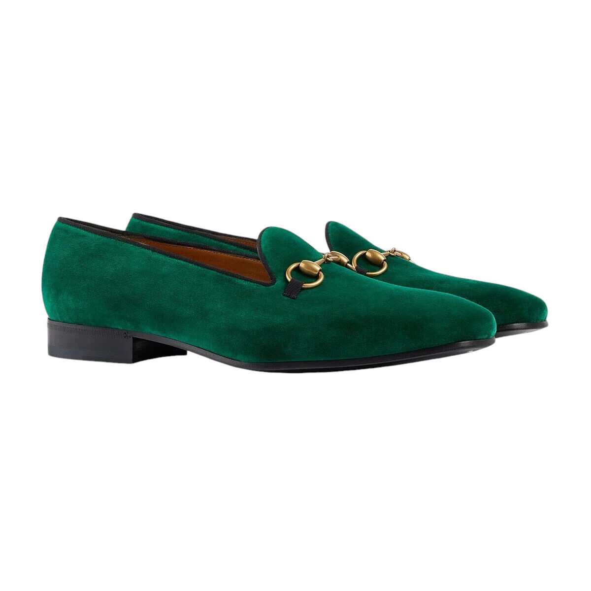 Authentic Men's Gucci Gallipoli Horsebit Velvet Loafers Authentic Men's Gucci Gallipoli Horsebit Velvet Loafers