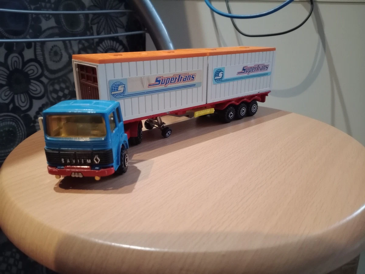 CAMION SAVIEM ROUGE avec remorque - Majorette EUR 6,50 - PicClick DE