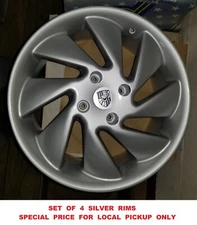 SET OF 4, SILVER, 17X7.5,  5-4.5, OFFSET 40mm. PLEASE CONTACT TO CONFIRM FITTING