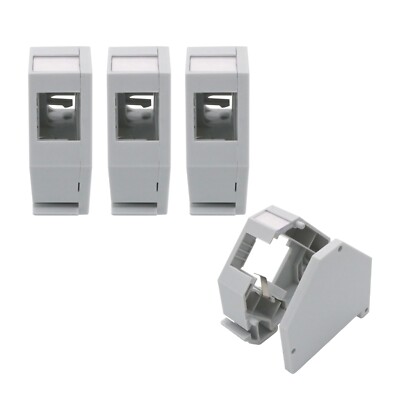 4x ARLI Hutschienenadapter für RJ45 Keystone Modul Halter Adapter für Hutschiene