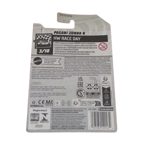Nuevo Hot Wheels 2024 Case E Mainline Pagani Zonda R - Int. Tarjeta Foto 2 de 2