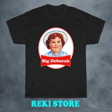 Big Deborah Little Debbie Snacks Men's Black T-shirt Size S-5XL