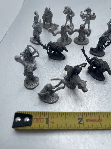 Ral Partha Miniatures D&D Lot Of 16 Vintage Goblins Wolf Riders Swords Figures - Picture 5 of 24