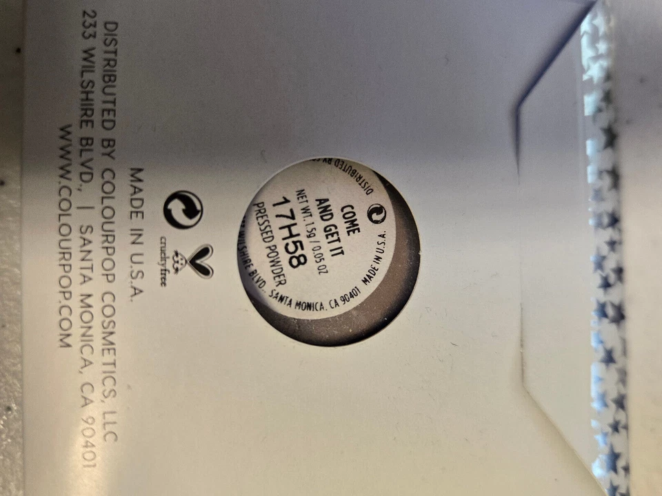 ❤ Colourpop Pressed Powder Single Eyeshadow or Pigment -- COME AND GET IT ❤ - Image 3 of 3