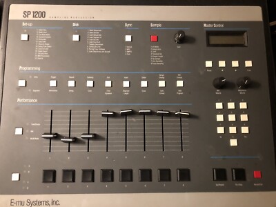 E-Mu Systems SP1200 Sampling Drum Machine Working Classic Analog Crunch
