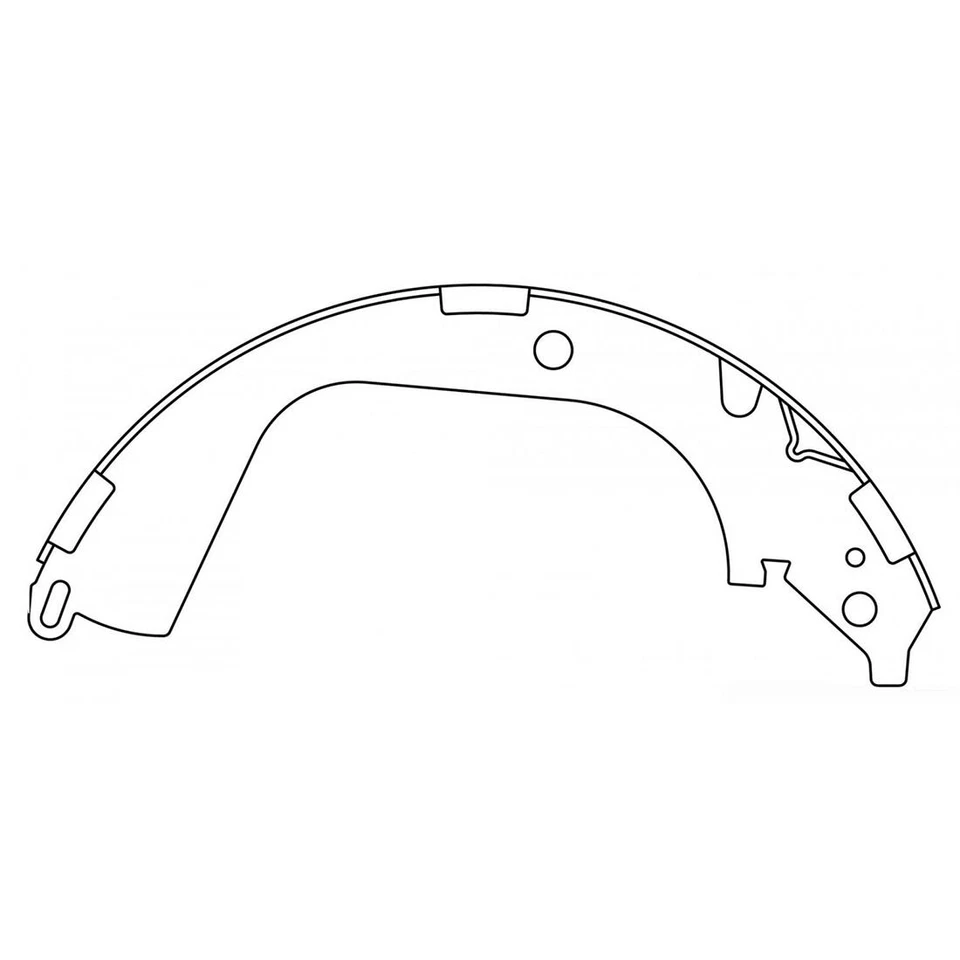 Sapatas de freio traseiras 3X CEDU tambores serve 13 Chevrolet Silverado 1500 NOVO EM FOLHA_NOVO COM ETIQUETAS - Imagem 3 de 4