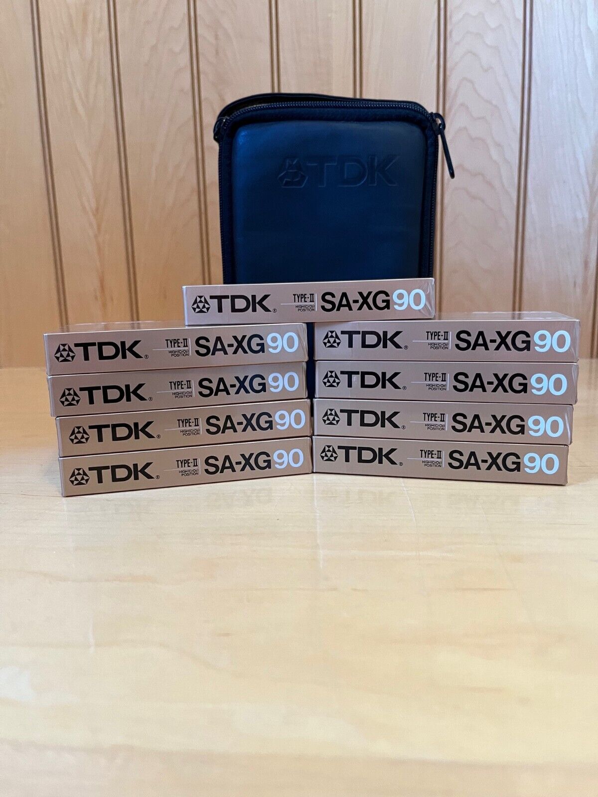 RARE TDK SA-XG 90 minute cassette tapes with TDK  Case