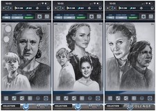 Topps Star Wars Digital Card Trader 3 Card Standard Original Art Mothers Set