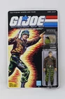 Vintage 1986 GI Joe Hawk v2 GI Joe Commander on Reproduction Card Hasbro ARAH
