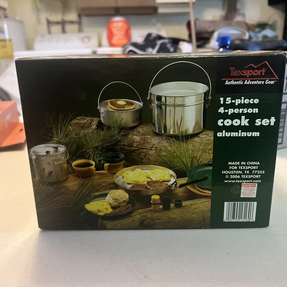 Nuevo juego de cocina Texsport de aluminio de alta resistencia para cuatro personas Foto 2 de 3