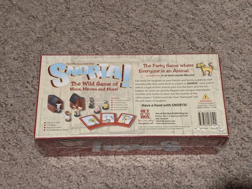 Snorta Game COMPLETE Out of the Box 2004 Farm Animals Party Family - Picture 2 of 2