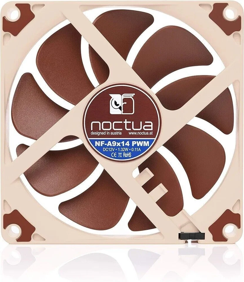 Noctua NF-A9x14 HS-PWM 92x92x14mm Lüfter, Braun, 2500rpm, 4-Pin