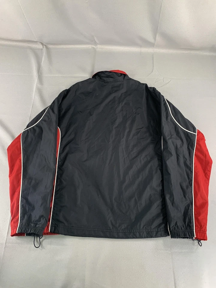 Chaqueta PGA Tour Originals Para Hombre Mediana Negra Roja Pullover Rompevientos Golf Cremallera Foto 2 de 4