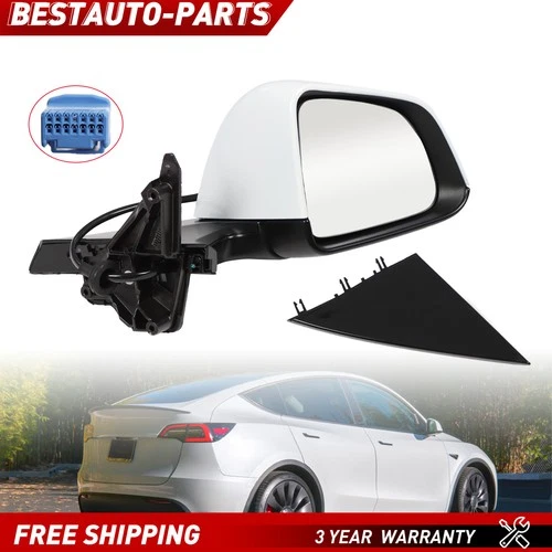 New For Tesla Model Y 2020-2023 Power Fold Heated Mirror Right Passenger
