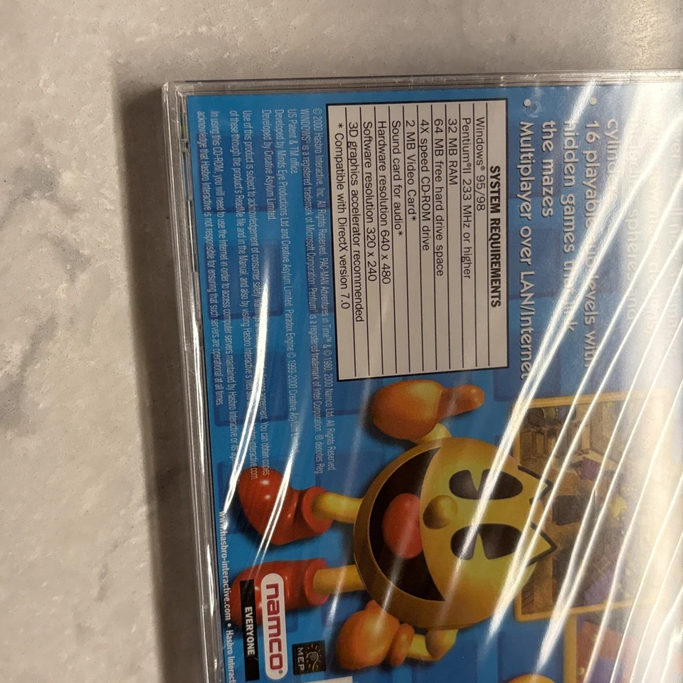 Pac-Man: Adventures in Time (PC CD-ROM, 2000)NEW SEALED - Image 4 of 4