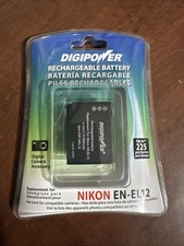 Digipower Rechargeable Battery replacement for Nikon EN-EL 12 Coolpix NEW
