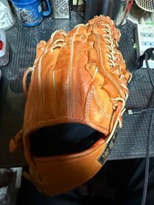 Orange Leather Soft Gloves Zett Christmas gift