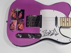 BRET MICHAELS SIGNED POISON LOOK WHAT THE CAT DRAGGED IN ELECTRIC GUITAR JSA COA — photo 2