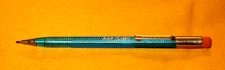 VINTAGE BLUE SCRIPTO "CLASSIC" TRANSLUCENT MECANICAL PENCIL
