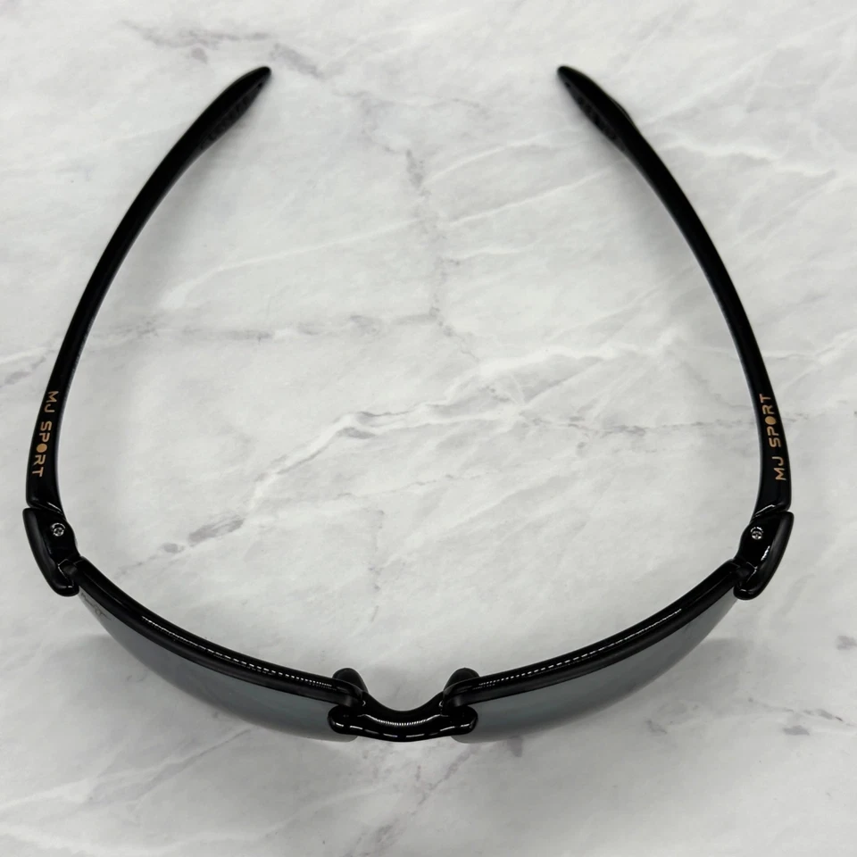 Maui Jim 407-02  Ho'okipa Sunglasses Gloss Black Frame Grey Polarized Lens - Image 3 of 4