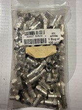 Coax RG6 F-Connector Crimp-on - QUANTITY OF 100