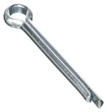 100-Pack 1/4 x 2-Inch Cotter Pins, Extended Prong, Zinc Plated Steel, Split