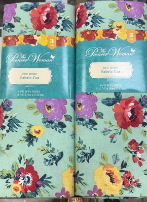 2 Of Pioneer Woman Sweet Romance'' Fabric Precut 3 Yards (45 in W x 108 in L)Each