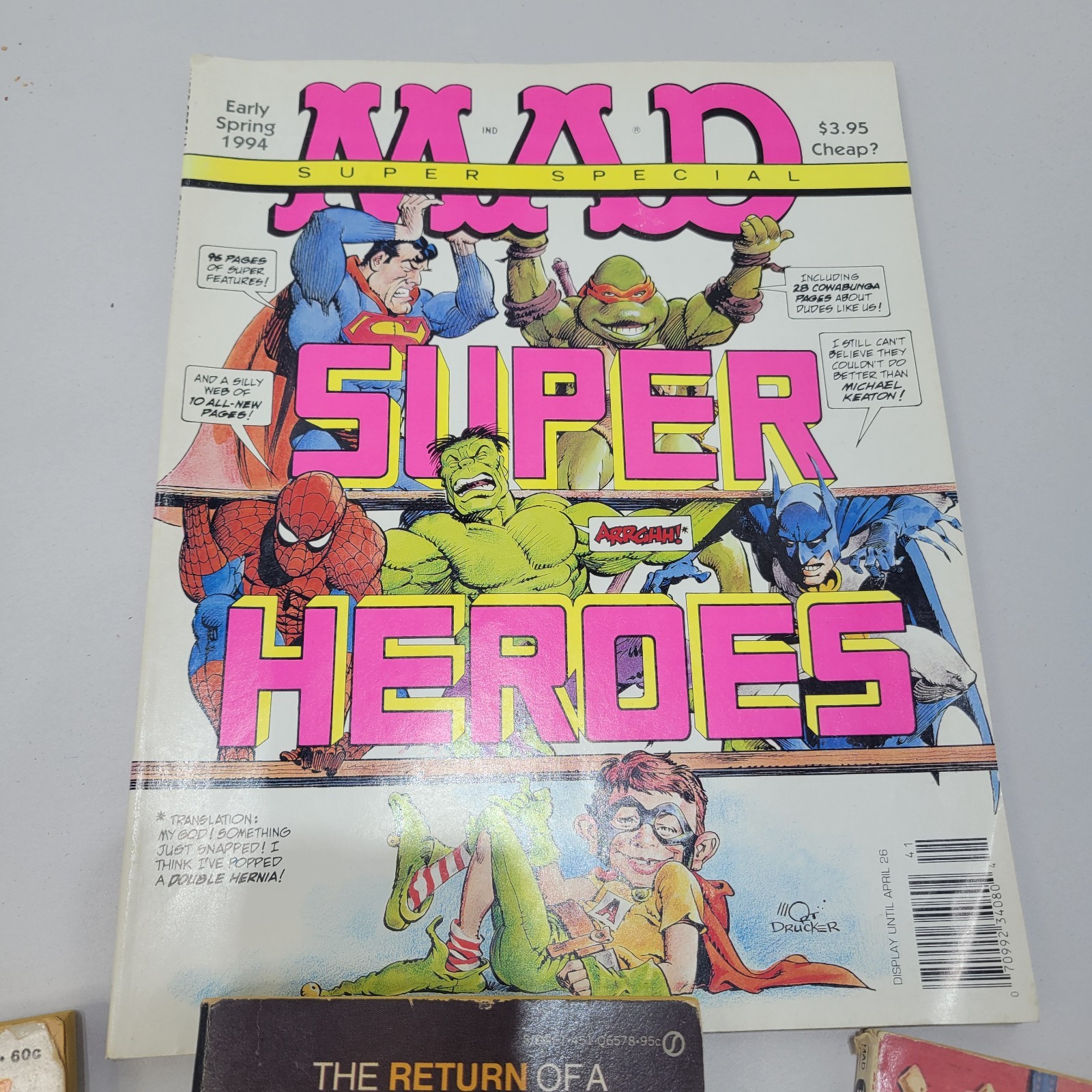 Vintage Mad Magazine Books 70, 80s 90s
