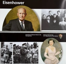 2025 EISENHOWER NHS - PA   NATIONAL PARK SERVICE UNIGRID BROCHURE/MAP  New