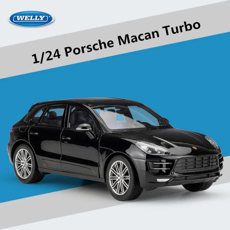 1:24 Porsche Macan Turbo SUV Alloy Car Model Diecast Metal