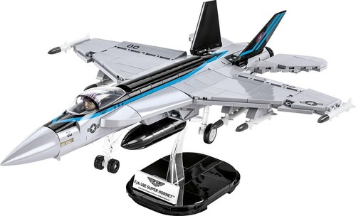 COBI 5805 F/A-18E Super Hornet Top Gun Building Blocks, Silver - Picture 7 of 10