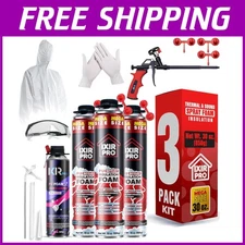 Professional Spray Foam Insulation Bundle - 3 Pack