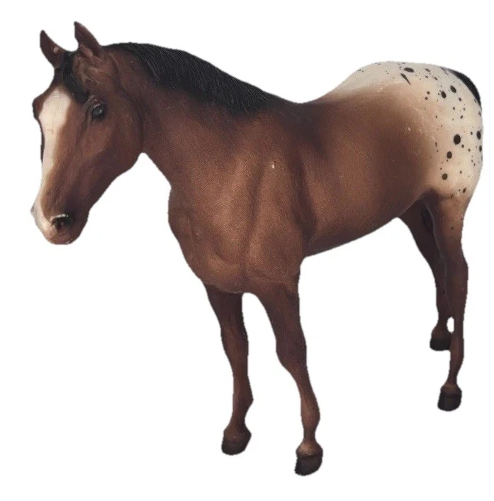 Vintage Breyer Quarter Horse Yearling Model 103 Sandy Bay Appaloosa, Chalky - Image 4 of 4