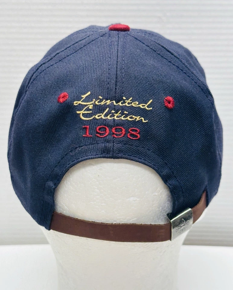 VTG Boy Scouts of America BSA Cap Hat 1998 Limited Ed American Flag StrapBack - Image 2 of 4