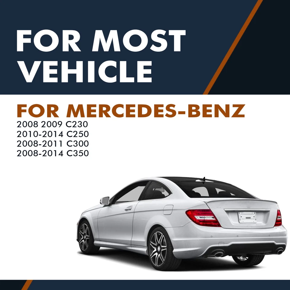 Kit de 4 amortiguadores delanteros rápidos completos puntal trasero para Mercedes-Benz C250 2010-2014 tracción trasera Foto 2 de 4