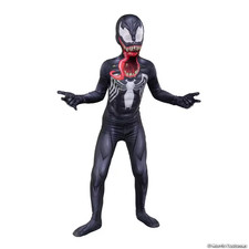 Kids Zentai Marvel Venom Jumpsuit Costume with MASK - Kid Size Small