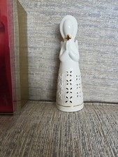 Belleek Living At Christmas Angel at Prayer 16cm tall New