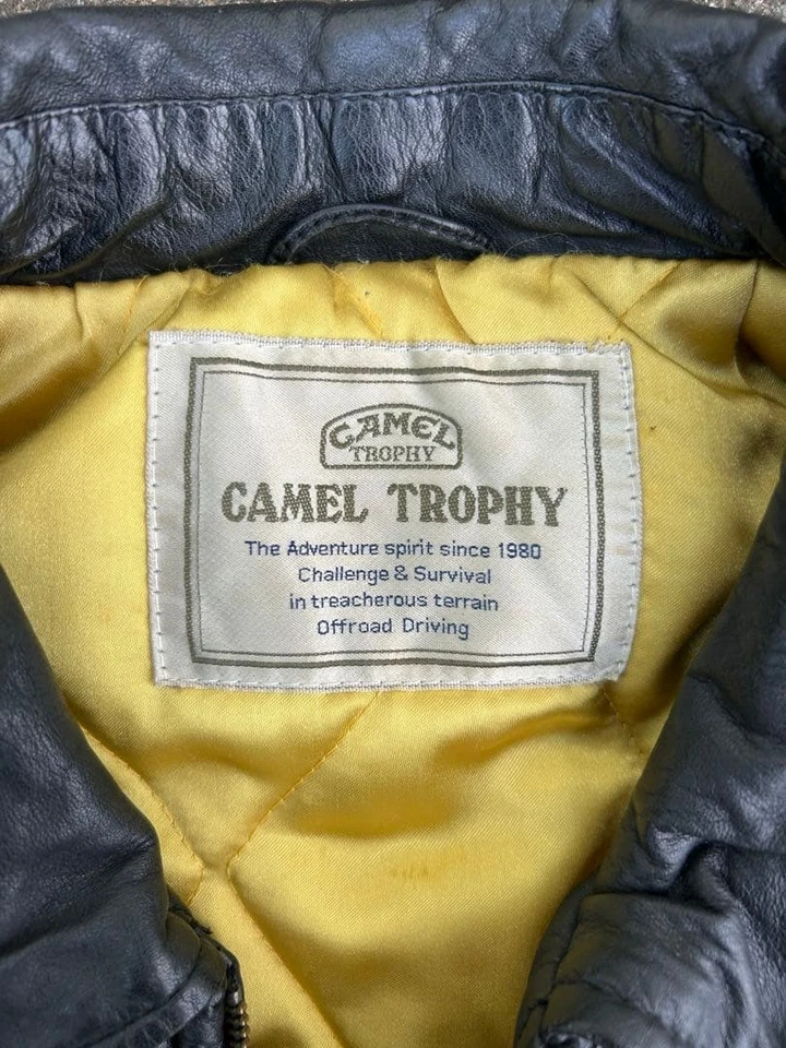 Vintage CAMEL Trophy A-2 Leather Jacket M - Image 4 of 4