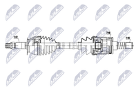 NTY Antriebswelle NPW-NS-175 FüR Infiniti